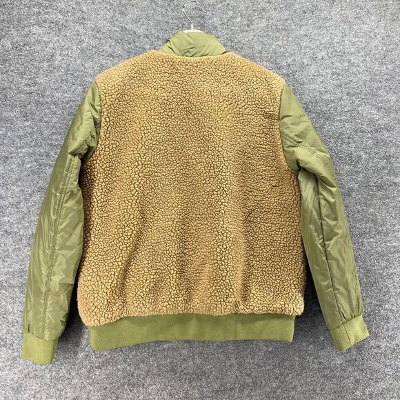 Universal Thread Jacket Women S Small Green Fleece Full Zip Long Sleeve Casual - Picture 2 of 9